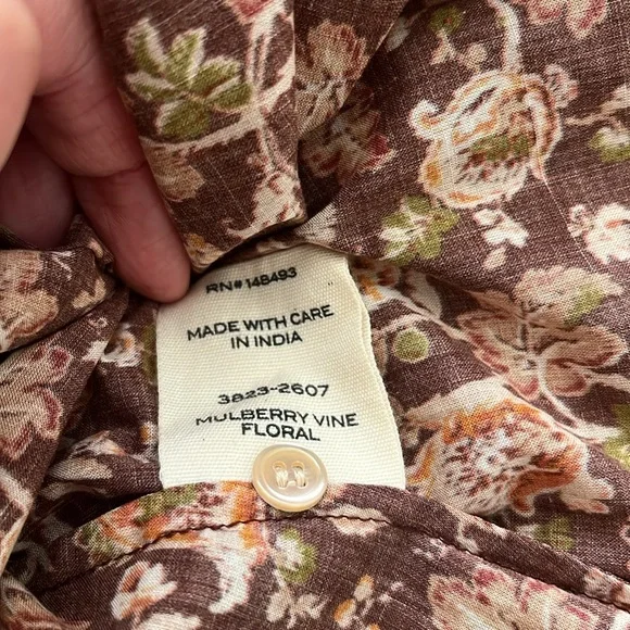 Doen Rhodia Dress in Mulberry Vine Floral - Picture 11 of 12